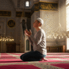 Worship in Islam: Islamic guidance for youth. a boy praying