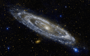 Cosmology in the Quran is explored through the image of the Andromeda Galaxy.